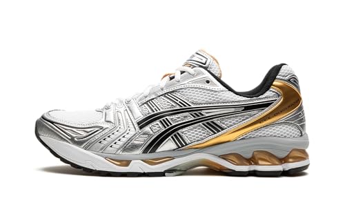 ASICS Mens Gel-Kayano 14 White/Pure Gold White/Pure Gold 1201A019 102 - Size 8.5