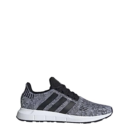 adidas Mens Swift Run Core Black/Core Black/White 10.5