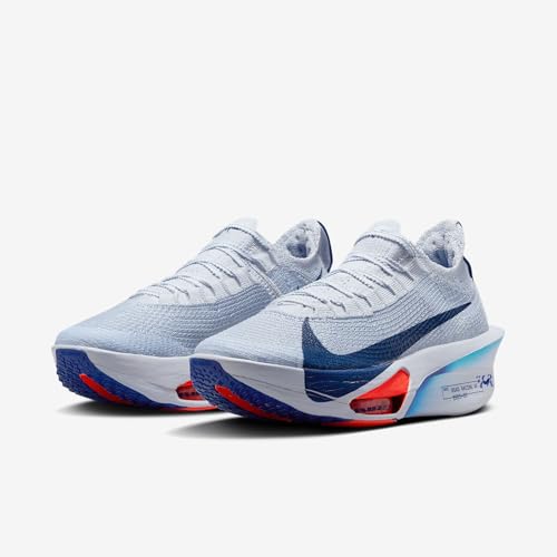 Nike Alphafly 3 Women's Road Racing Shoes (FD8315-001, Football Grey/Ghost/Persian Violet/Blue Void) Size 8.5