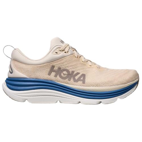 Hoka Men's Gaviota 5 Sneaker, Birch/Foggy Night, 12 - product image