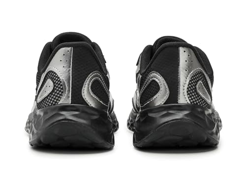 New Balance Women's Fresh Foam Arishi V4 Tiralux Running Shoe, Black, 9.5