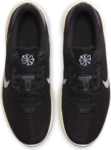 Nike Flex Experience RN 12, Men's Training, Black Indigo Haze Gridiron Coconut Milk, 9 UK