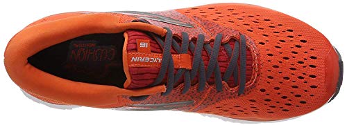 Brooks Women's Glycerin 16 Running Shoes, Orange Red Ebony 807, 8