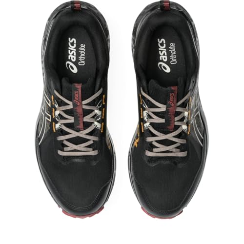 ASICS Men's Gel-Sonoma 8 GTX Running Shoes, 10.5, Black/Brisket RED