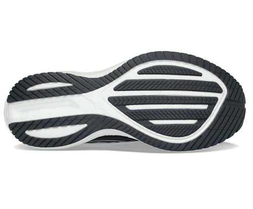Saucony Women's Triumph 20 Running Shoe, Black/White, 10