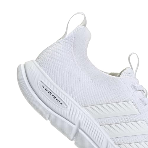 adidas Women's Cloudfoam Flex, White, 7