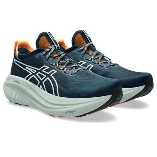 ASICS Men's Gel-Nimbus 27 TR Running Shoes, 12, Nature Bathing/Tranquil Teal