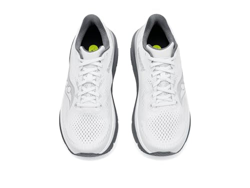 Saucony, Men, Guide 19, White/Shadow, 12.5, Medium