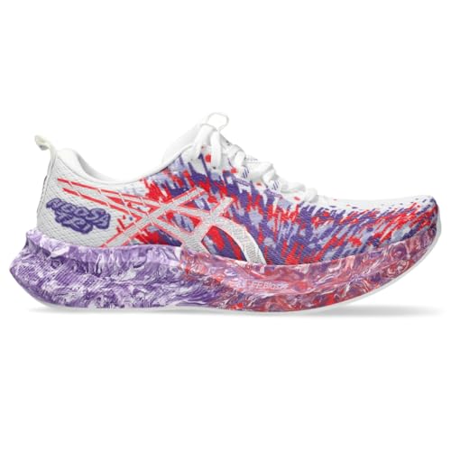ASICS Women's Noosa TRI 16 Running Shoe, 9.5, White/EDO Purple