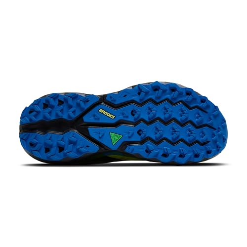 Brooks Men Cascadia 19 Sunny Lime/Black/Blue 8.5 Medium