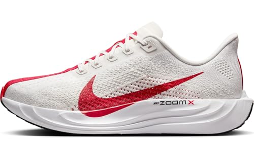 Nike Pegasus Plus Men's Road Running Shoes (FQ7262-003, Platinum Tint/Phantom/Black/University Red) Size 11