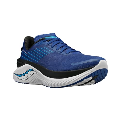 Saucony Men's Endorphin Shift 3 Sneaker, Indigo/Black, 10