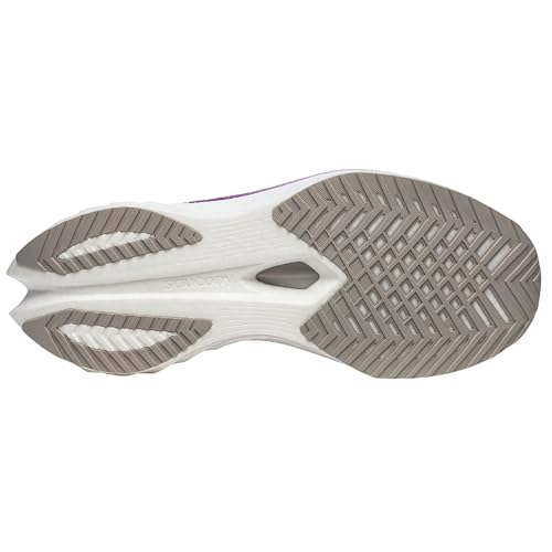 Saucony Women's Endorphin Speed 4 Sneaker, Moon/Plum, 7