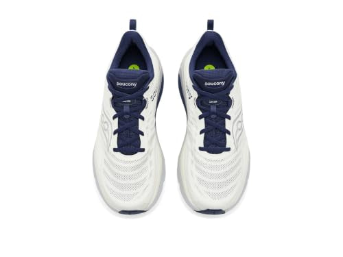 Saucony Men's Endorphin Pro 5 Sneaker, Ivory/Naval, 10.5
