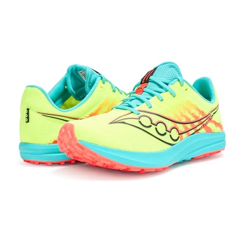 Saucony Unisex-Adult Kilkenny XC 10 Sneaker, Citron/Mutan, 8