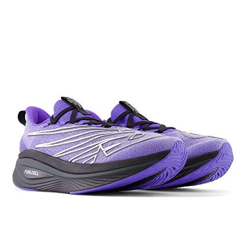New Balance Women's FuelCell SuperComp Elite V3 Running Shoe, Electric Indigo/Black, 8 W