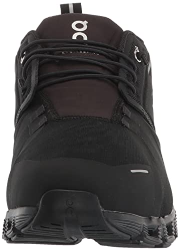 On Men's Cloud 5 Waterproof Sneakers, Black/Black, 9.5