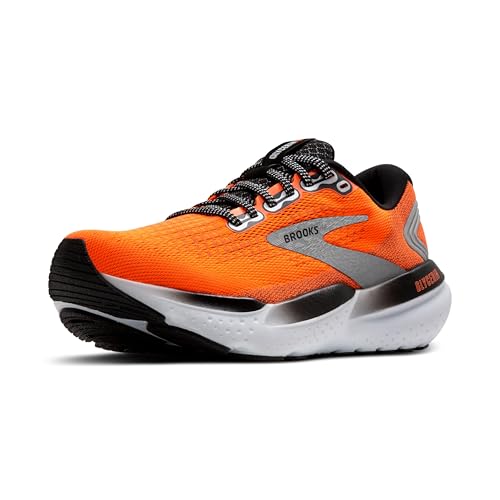 Brooks Women’s Glycerin 21 Neutral Running Shoe - Orange/Black/White - 9 Medium
