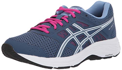 ASICS Women's Gel-Contend 5 Running Shoes, 7M, Grand Shark/White