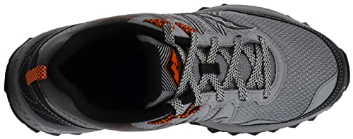 Saucony Men's Excursion Tr14 Grey/Orange Trail Running Shoe 12 M US