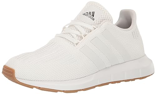 adidas Unisex-Child Swift Run 1.0, White/White/Black, 6