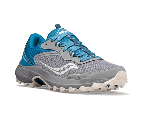 Saucony Women's Excursion Tr15 Trail Running Shoe, Allow/Topaz 9.5 Wide US
