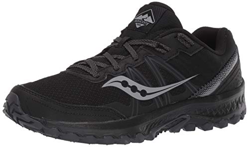 Saucony Men's Excursion TR14 Trail Running Shoe, Black/Charcoal, 11
