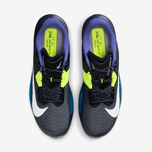 Nike Zoom Rival Fly 4 Men's Road Racing Shoes (Obsidian/Persian Violet/Green Abyss/White) Size 10.5