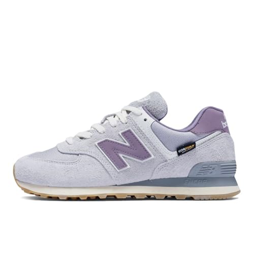 New Balance Unisex-Adult 574 V2 Unisex Sneaker, Rain Cloud/Grey, Men 5 M/Women 6.5 W