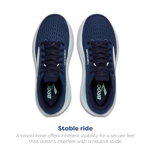 Brooks Women’s Ghost Max 3 Neutral Running & Walking Shoe - Navy/Peacoat/Clearwater - 8 Medium