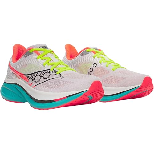 Saucony Men's Endorphin Speed 5 Sneaker, White/Mutant, 11