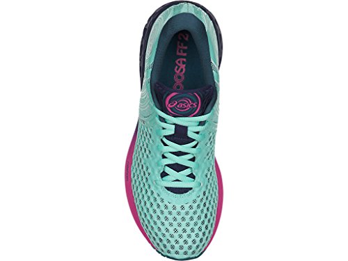 ASICS Noosa FF 2 Women's Running Shoe, Aruba Blue/Indigo Blue/Fuchsia Purple, 7 M US