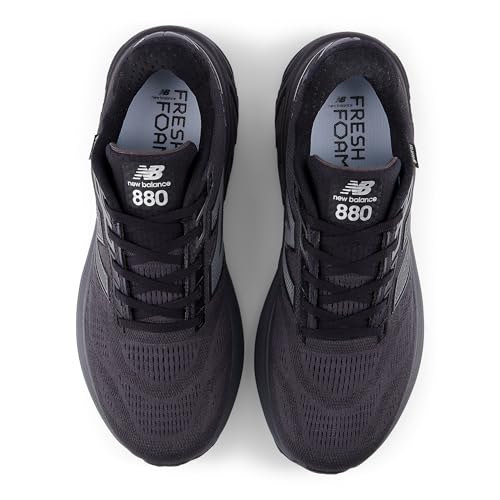 New Balance Men's Fresh Foam X 880 V15 Gore-TEX Running Shoe, Black/Castlerock/Silver Metallic, 11 M