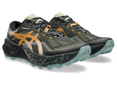 Asics Trabuco 14 Men's Trainers, Vintage Khaki Black, 44 EU