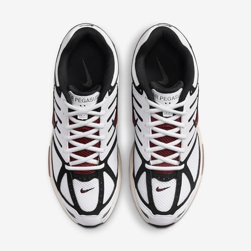 Nike Air Pegasus 2005 Men's Shoes (HQ5403-101, White/Pale Ivory/Metallic Silver/Dark Team Red) Size 10