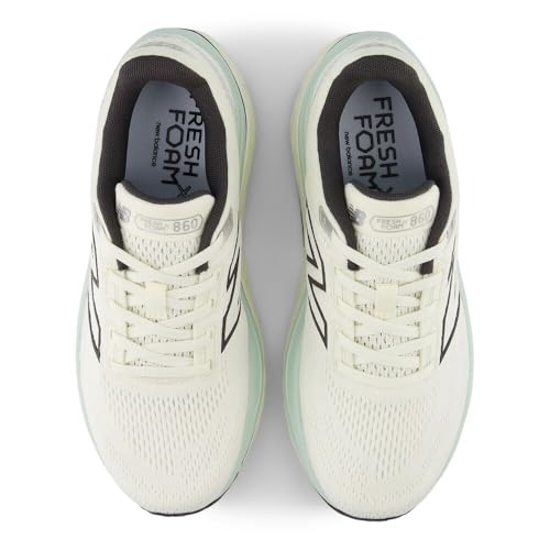 New Balance Women's Fresh Foam X 860 V14 Running Shoe, Sea Salt/Angora/Clay Ash, 11 W