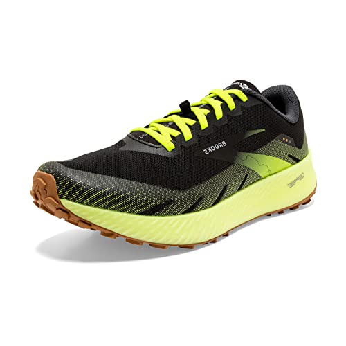 Brooks Catamount Men's Trail Running Shoe - Black/Nightlife - 9