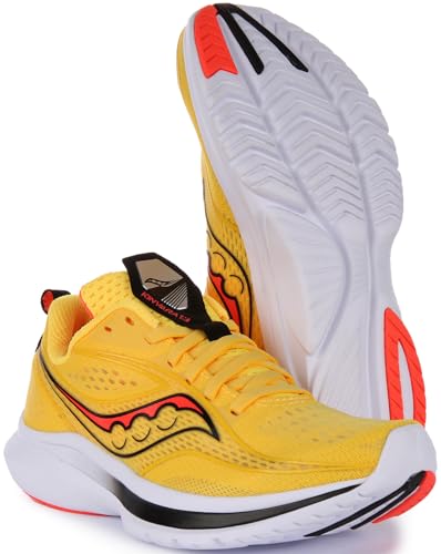Saucony Men's Kinvara 13 Running Shoe, VIZIGLD/VIZIRED, 14