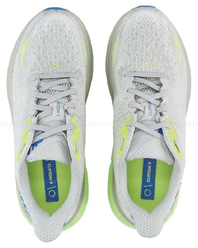 Hoka Men's Clifton 9 Stardust/Electric Cobalt 8 Medium