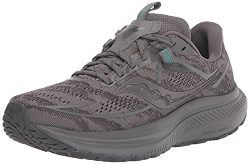Saucony Women's Omni 21 Running Shoe, Asphalt, 11.5 Wide