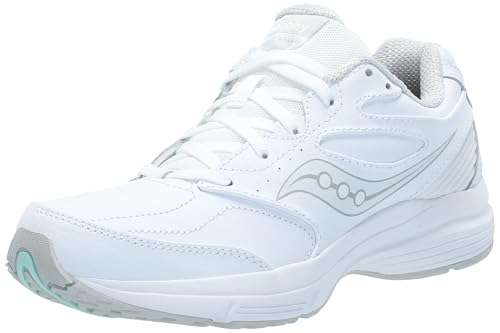 Saucony Women's Integrity Walker 3 Walking Shoe, White, 8.5 Wide