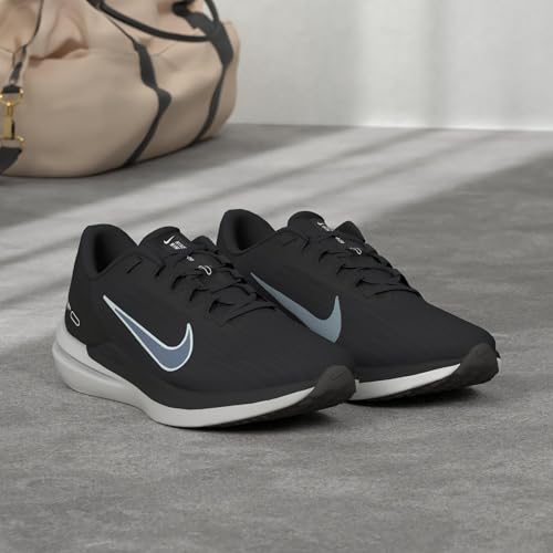 Nike Air Winflo 9, Men's Sneaker, Black White Dk Smoke Grey, 11 US