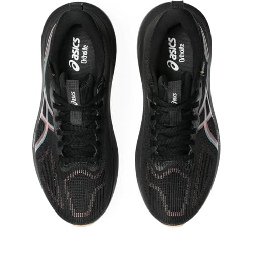 ASICS Women's GT-1000 14 Running Shoes, 8, Black/Misty Pine