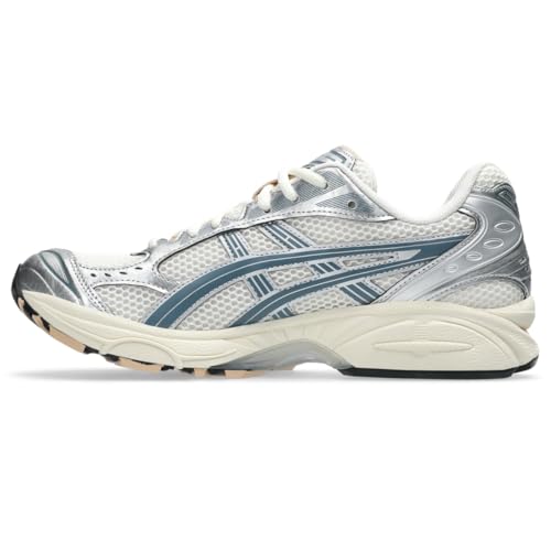ASICS Gel-Kayano 14 Unisex Sneakers, Cream/Ironclad, 10 US Women/8.5 US Men