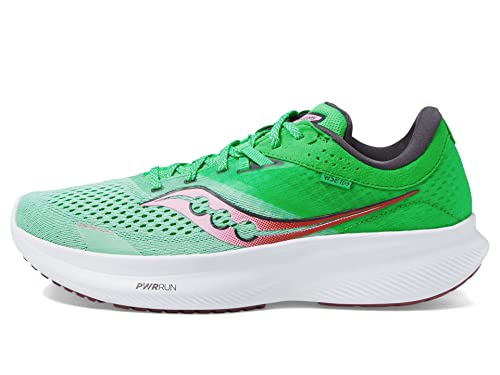 Saucony Ride 16 Womens Shoes Size 6.5, Color: Sprig/Peony