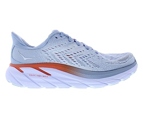 HOKA ONE ONE Clifton 8 Wide Womens Shoes Size 8.5, Color: Blue Fog/Plein Air - alternate view 4