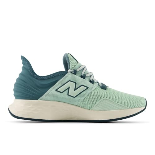 New Balance Women's Fresh Foam Roav Running Shoe, Cosmic Jade/Salt Water, 7