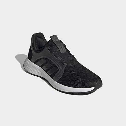 Adidas Women's Edge Lux 5 Running Shoe, Core Black/Core Black/Iron Metallic, 6.5