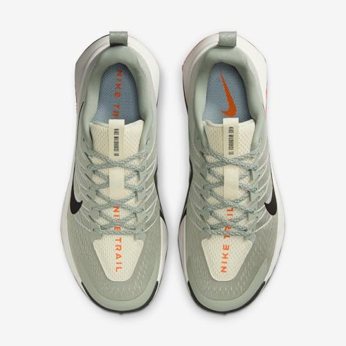 Nike Wildhorse 10 Men's Trail Running Shoes (FV2338-300, Jade Horizon/Light Silver/Safety Orange/Medium Ash) Size 1 - alternate view 4