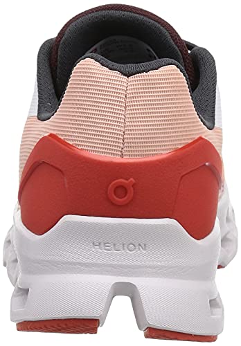 ON Womens Cloudstratus Synthetic Textile Rose Red Trainers 8 US